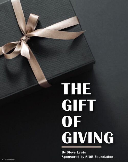 THE GIFT OF GIVING